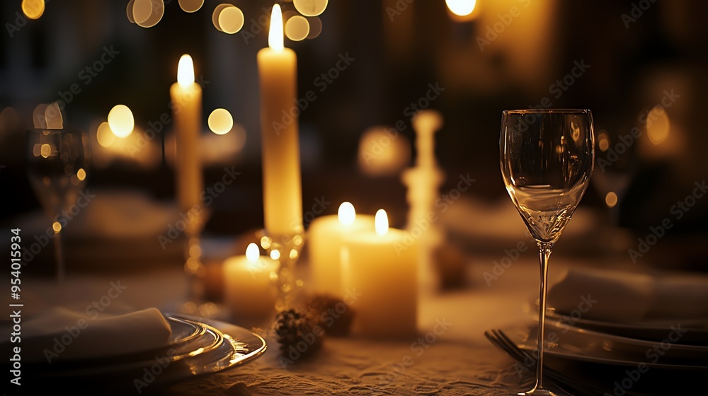 A single candle burns brightly in the darkness, casting a warm glow on the wooden table. A single candle burns brightly in the darkness, casting a warm glow on the wooden table.