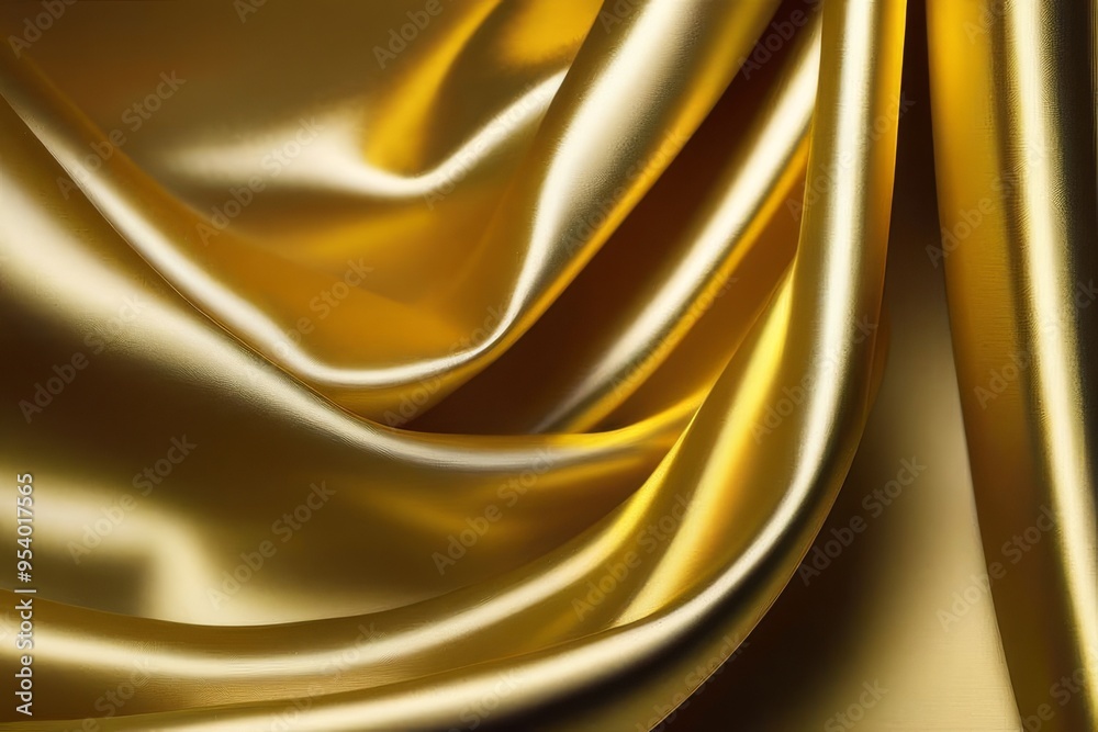 Fototapeta premium golden silk background texture s satin fabric