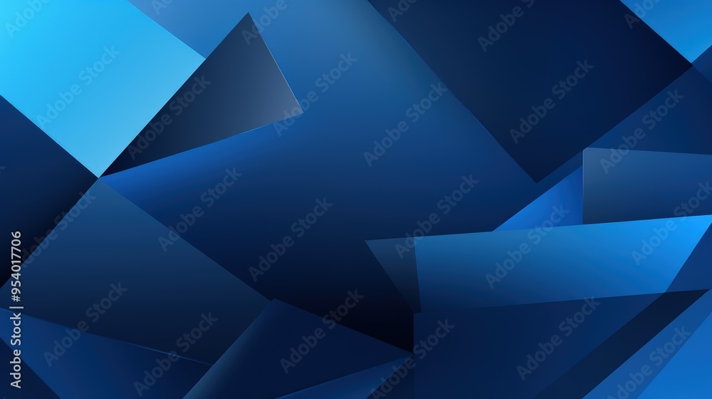 A modern abstract background featuring geometric shapes in various shades of blue, ideal for digital design projects. A modern abstract background featuring geometric shapes in various shades of blue, ideal for digital design projects.