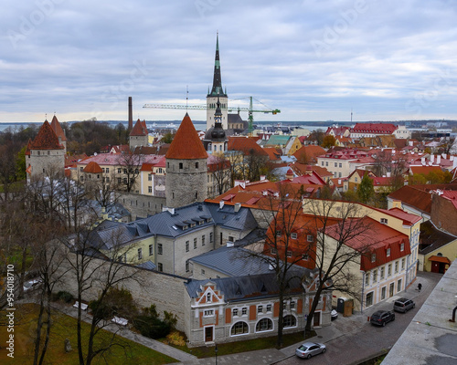 Wallpaper Mural Old city Tallin, Estonia Torontodigital.ca