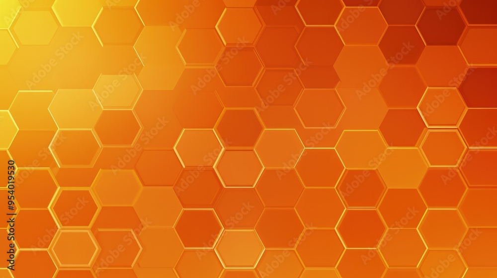 A vibrant orange hexagonal pattern creating a dynamic and modern graphic background. A vibrant orange hexagonal pattern creating a dynamic and modern graphic background.