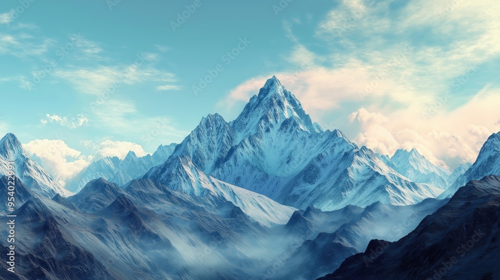 Obraz premium Mountains. Mountains stock photo