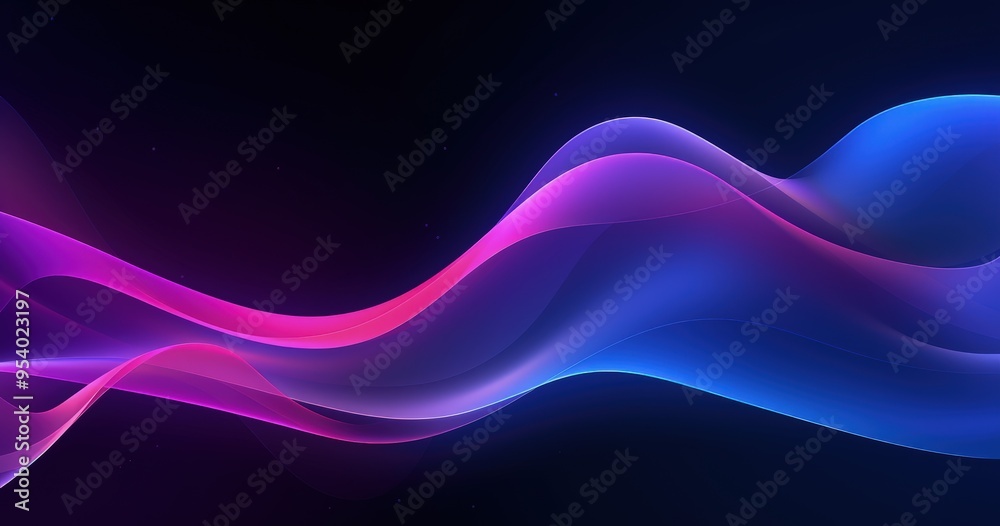 A vibrant abstract wave design featuring smooth gradients of pink and blue, creating a dynamic and modern visual effect. A vibrant abstract wave design featuring smooth gradients of pink and blue, creating a dynamic and modern visual effect.