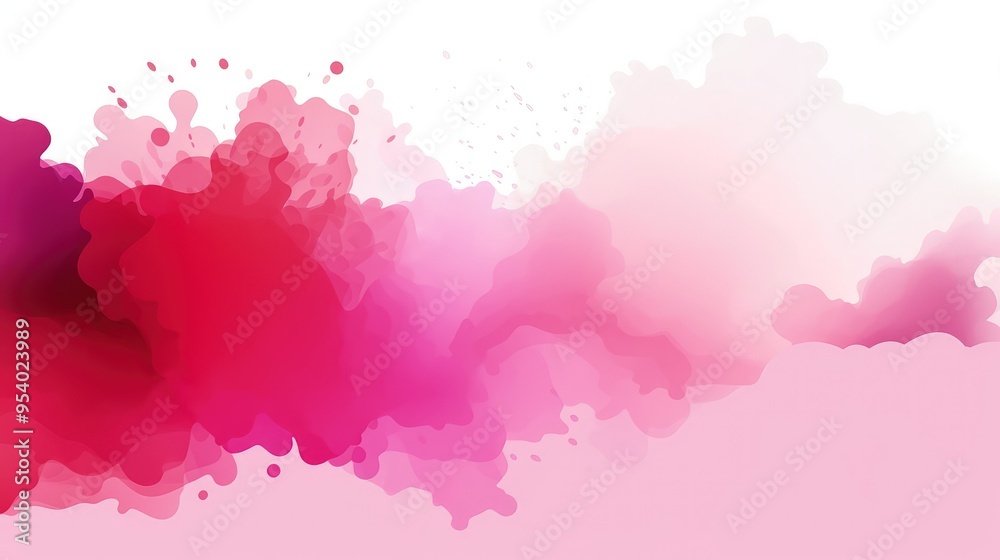A vibrant abstract design featuring shades of pink and red isolated on white background, ideal for backgrounds or creative projects. A vibrant abstract design featuring shades of pink and red isolated on white background, ideal for backgrounds or creative projects.