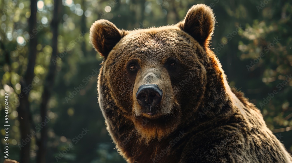 Brown Bear: The Mighty Ursus in its Natural Habitat of the European Carpathian Forest Brown Bear: The Mighty Ursus in its Natural Habitat of the European Carpathian Forest