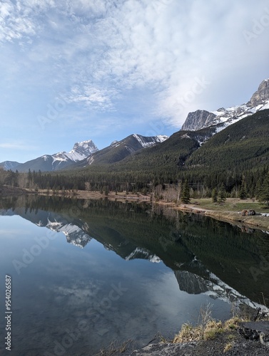 lake in the mountains