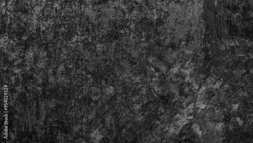 Wallpaper Mural A black and white photo of a wall with a lot of texture background. The wall appears to be made of concrete and has a rough, uneven surface. The photo has a moody, industrial feel to it Torontodigital.ca