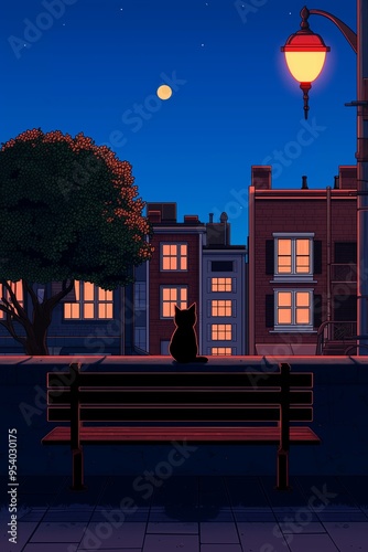 night in the city