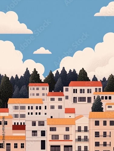 houses in the city