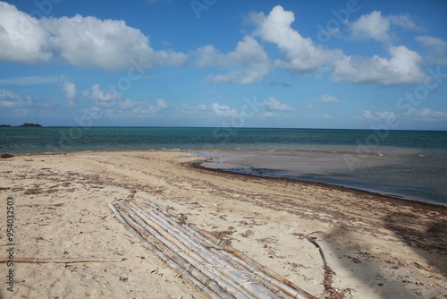 Bilibili traditional bamboo raft, Fiji