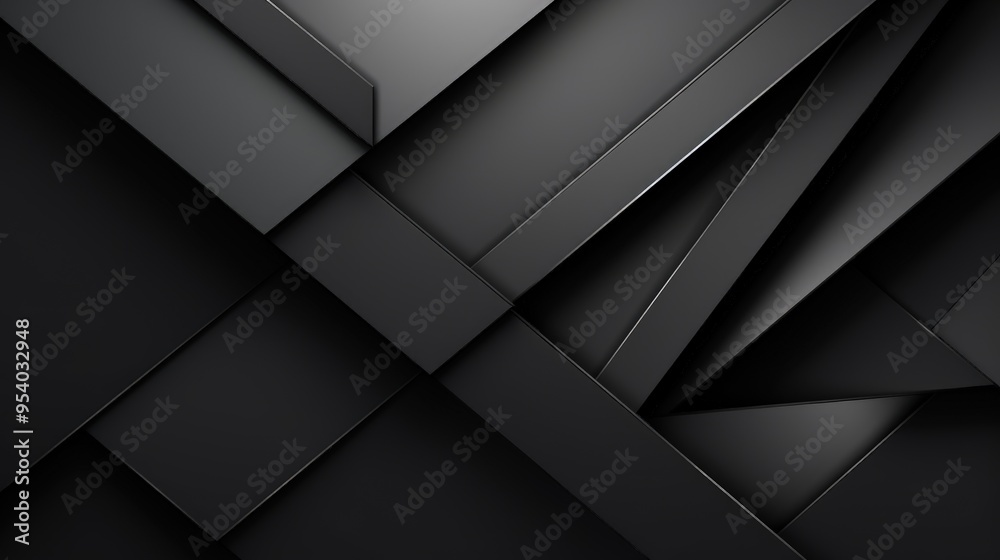 A sleek, modern abstract design featuring layered black geometric shapes, ideal for backgrounds or digital art. A sleek, modern abstract design featuring layered black geometric shapes, ideal for backgrounds or digital art.