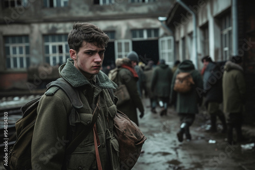 soldier in the city