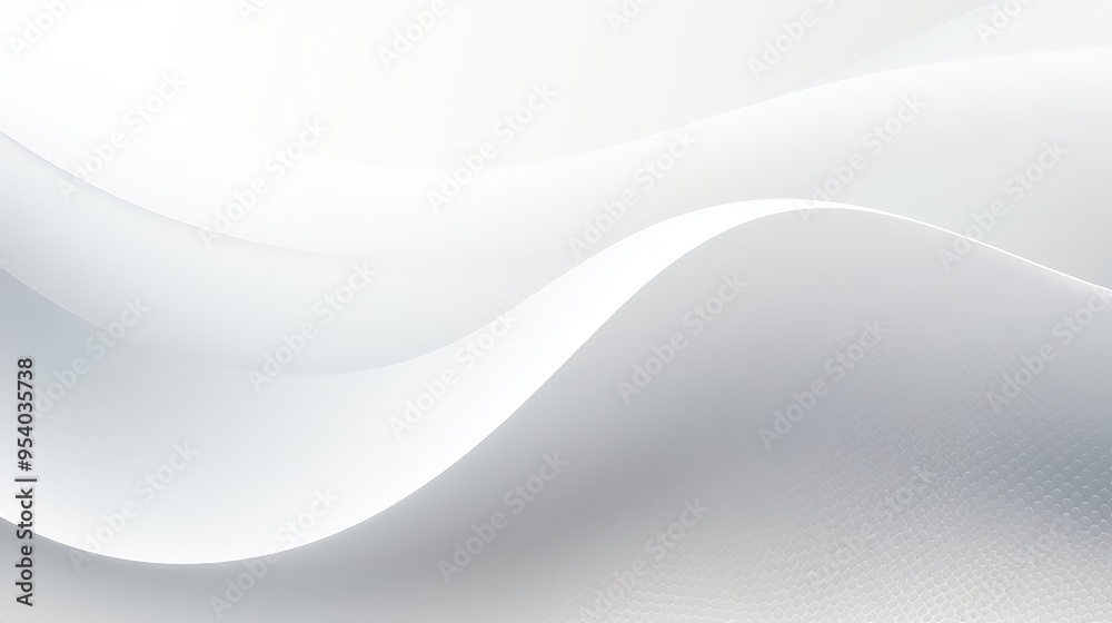 A smooth, abstract wave design in soft white tones, ideal for backgrounds or minimalist presentations. A smooth, abstract wave design in soft white tones, ideal for backgrounds or minimalist presentations.