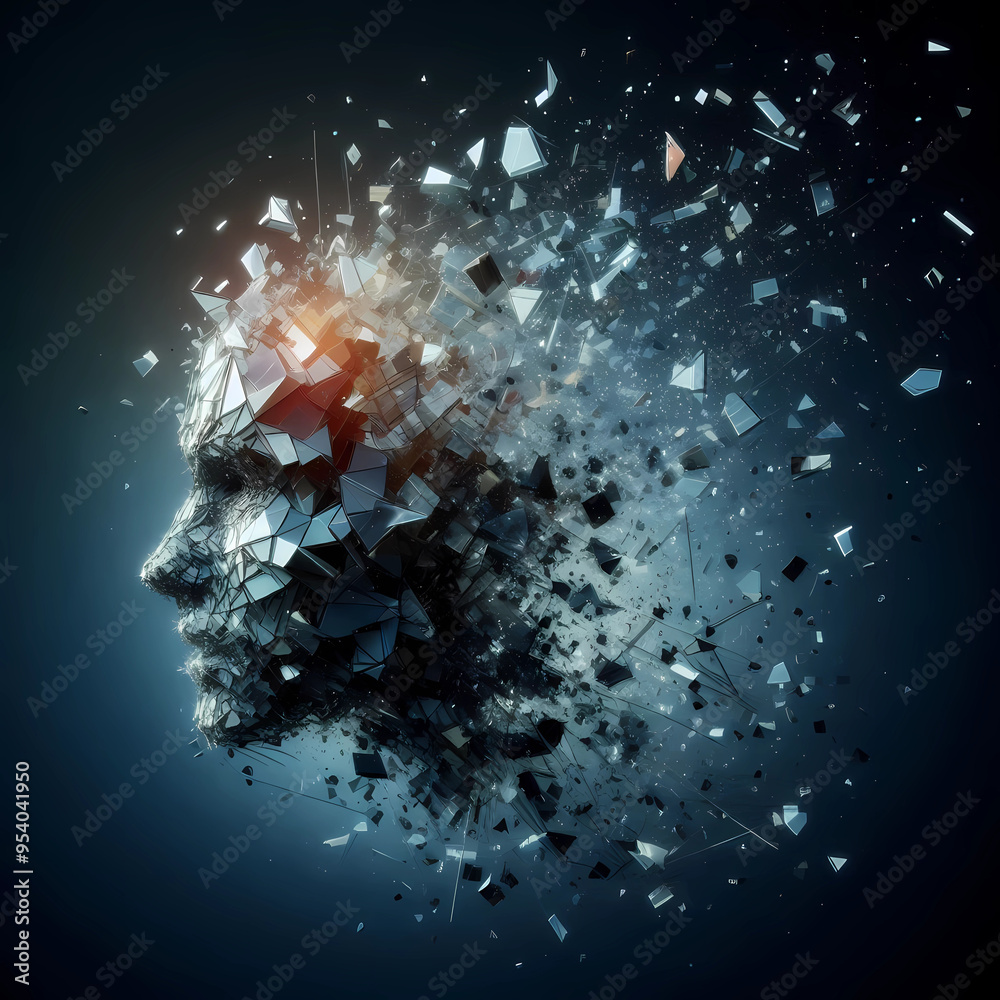 Obraz premium Shattered Mind