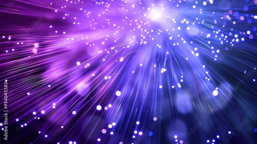 Abstract Purple and Blue Fiber Optic Background Abstract Purple and Blue Fiber Optic Background