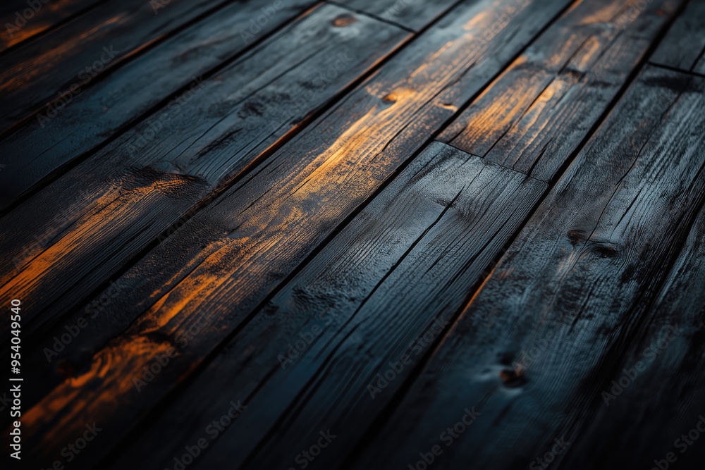 Dark Wood Background - Wooden Planks Dark Wood Background - Wooden Planks