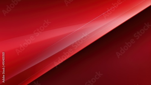 A smooth, gradient red background with subtle light reflections, creating a modern and dynamic visual effect.