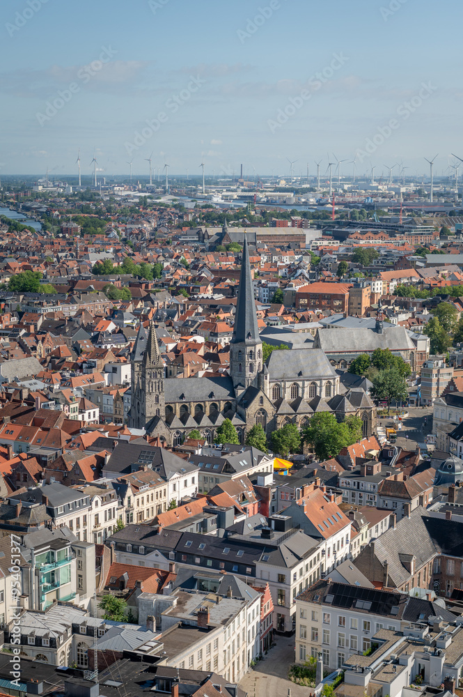Fototapeta premium Rooftops of Ghent