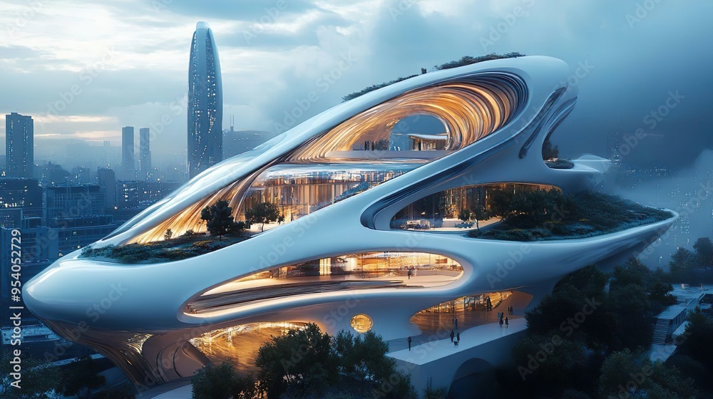 Creative and detailed photos showcasing futuristic building designs and architectural innovations Creative and detailed photos showcasing futuristic building designs and architectural innovations
