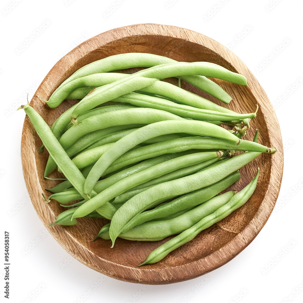 green beans fresh vegetable isolated on white background green beans fresh vegetable isolated on white background