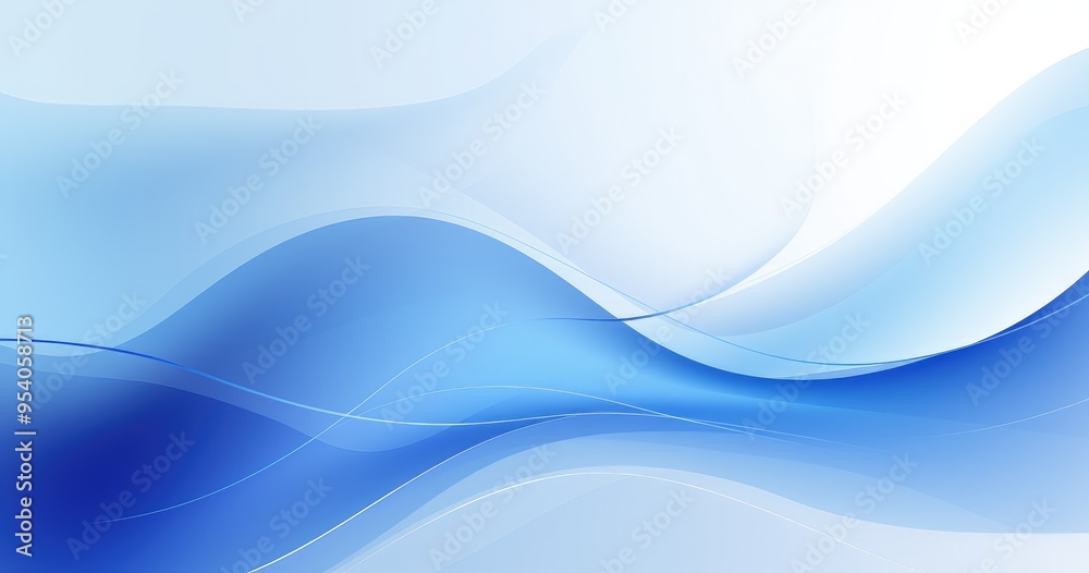 A smooth, flowing abstract design in shades of blue, evoking a sense of calm and tranquility. A smooth, flowing abstract design in shades of blue, evoking a sense of calm and tranquility.