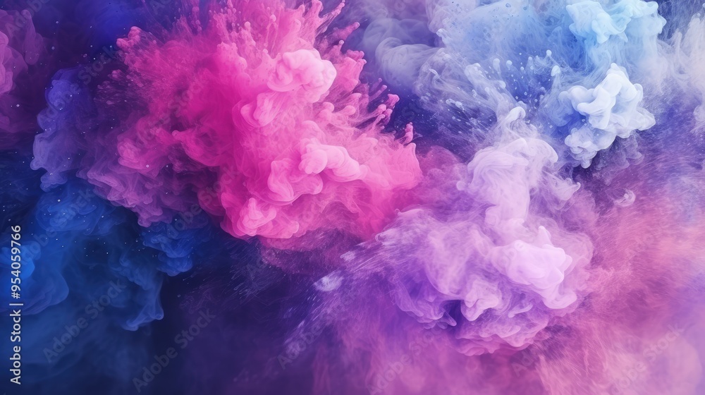 A vibrant abstract composition featuring swirling clouds of pink and blue hues, evoking a sense of creativity and fluidity. A vibrant abstract composition featuring swirling clouds of pink and blue hues, evoking a sense of creativity and fluidity.