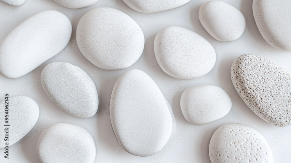 Simple minimal pebble stone background in soft white color, very subtle rounded shapes, smooth gentle organic natural background Simple minimal pebble stone background in soft white color, very subtle rounded shapes, smooth gentle organic natural background