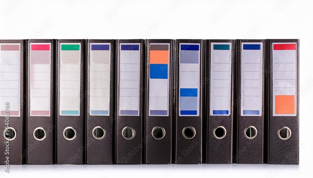 folders on a shelf folders on a shelf