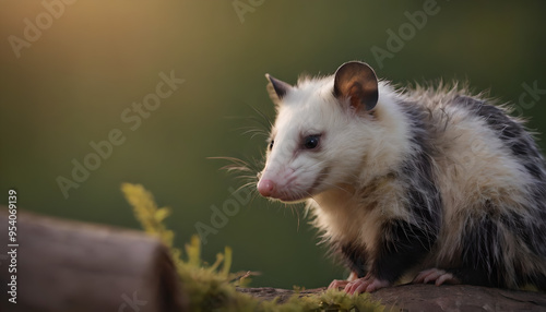 opossum on a tree branch