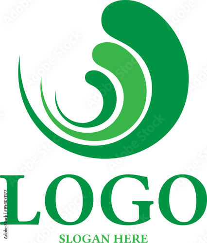 Logo business round [vector]