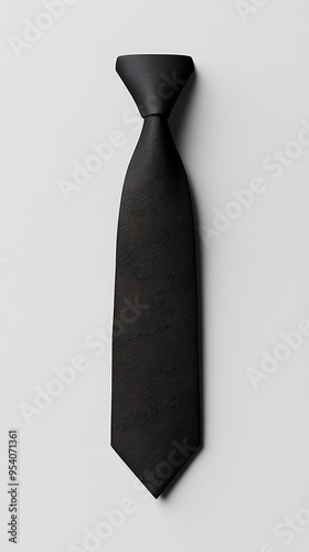 black tie isolated on grey background