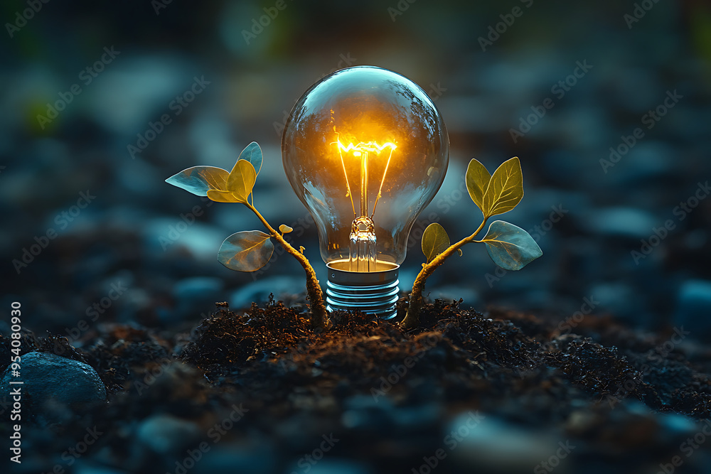 Fototapeta premium Eco Lighting