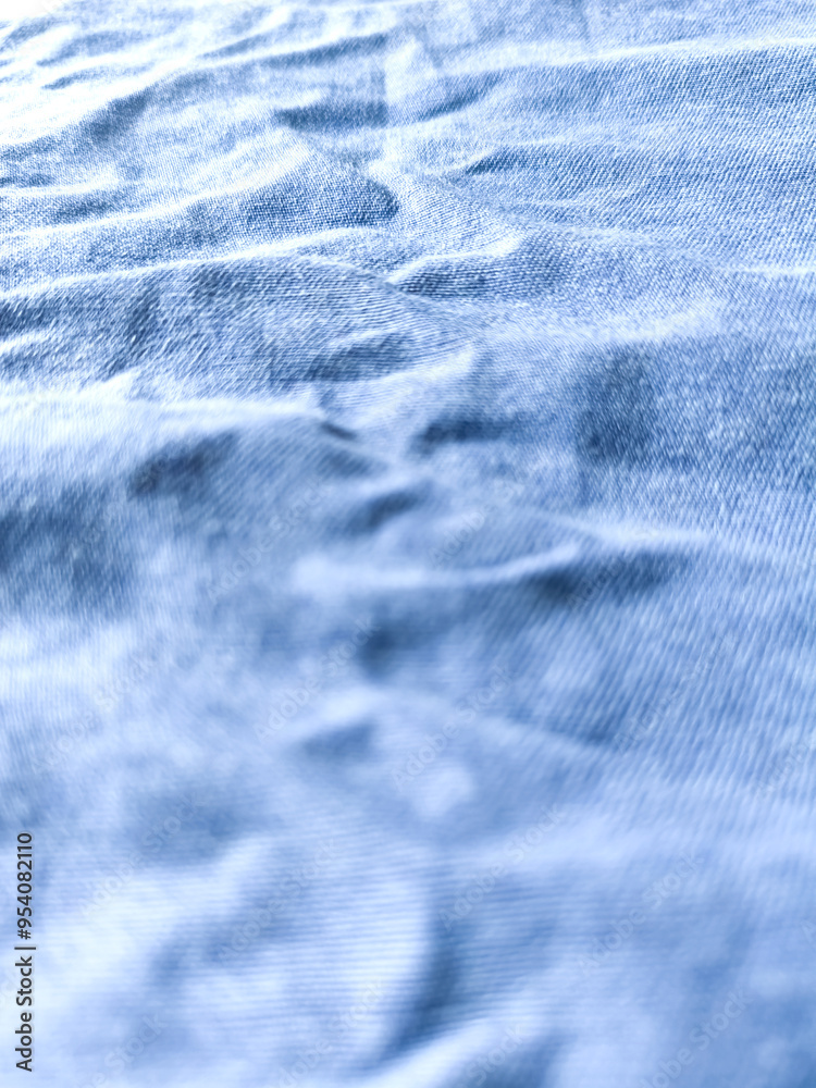 Obraz premium Blue Fabric Texture Background