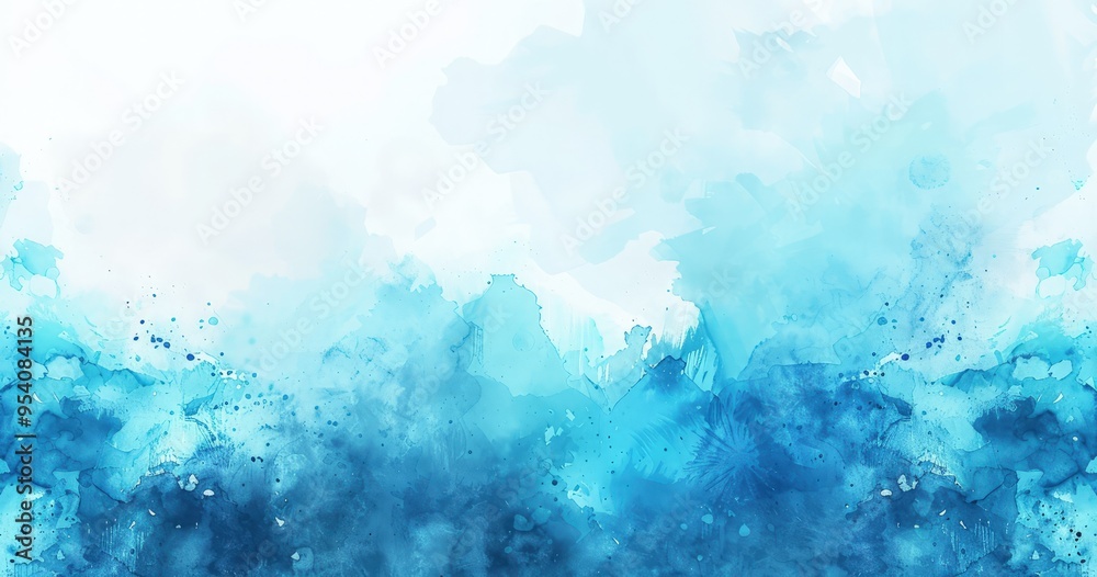 A serene watercolor abstract featuring shades of blue, evoking a calming and tranquil atmosphere. A serene watercolor abstract featuring shades of blue, evoking a calming and tranquil atmosphere.