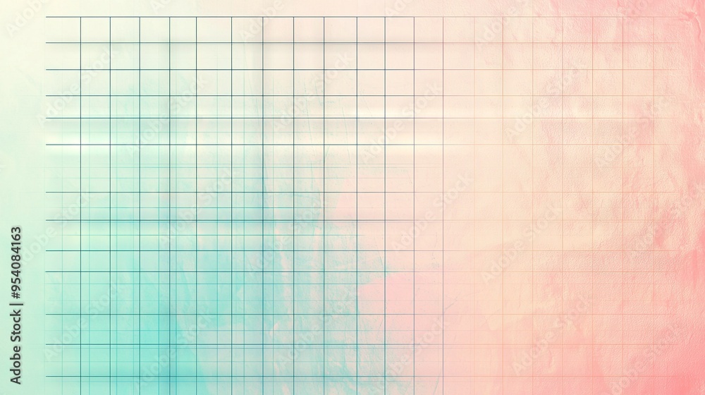 A pastel background with a grid pattern in the center consists of blue, pink, and green shades A pastel background with a grid pattern in the center consists of blue, pink, and green shades