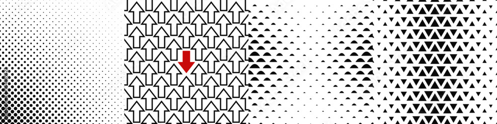 Black and white pattern collection Black and white pattern collection