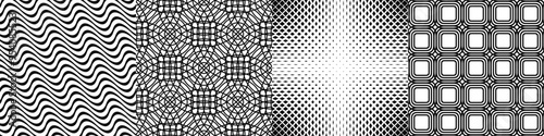 Black and white pattern collection
