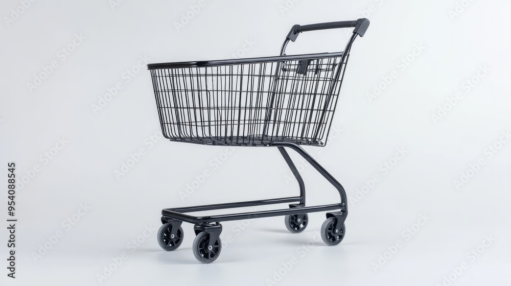 Full and empty shopping cart symbol shop and sale icon Full and empty shopping cart symbol shop and sale icon