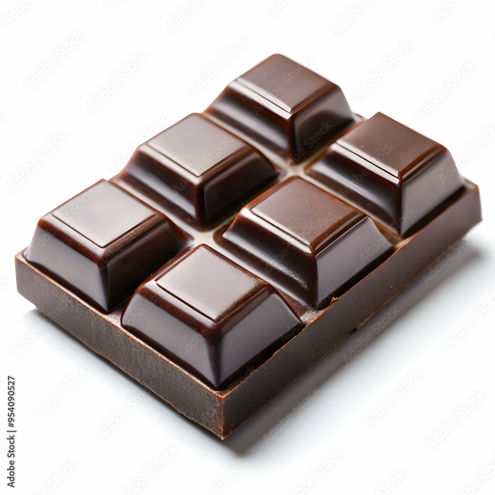 Fototapeta premium delicious black color chocolate piece