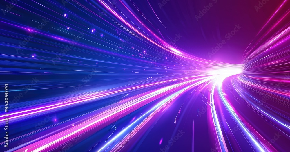 A vibrant, abstract representation of light trails creating a dynamic sense of motion and energy. A vibrant, abstract representation of light trails creating a dynamic sense of motion and energy.