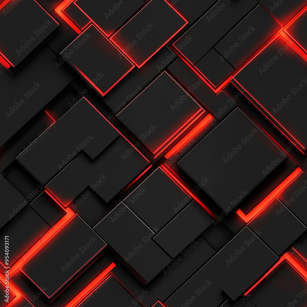 Dark grey black abstract background with red glowing angular lines design for social media post, business, advertising event. Modern technology innovation concept background Dark grey black abstract background with red glowing angular lines design for social media post, business, advertising event. Modern technology innovation concept background