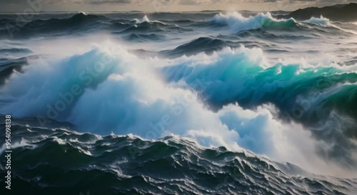 Wallpaper Mural With each push and pull currents carve their way through the vastness of the ocean carrying with them a symphony of turbulent waters and gentle eddies 4k animation Torontodigital.ca