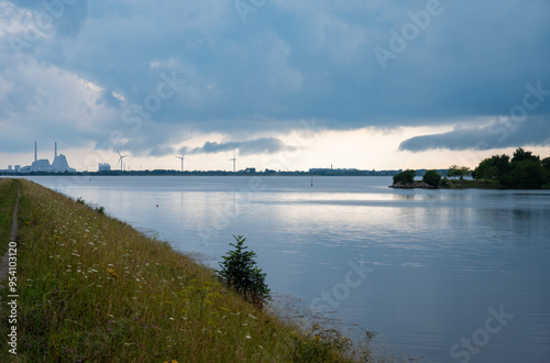 View over the Koge bay and nature, Demark