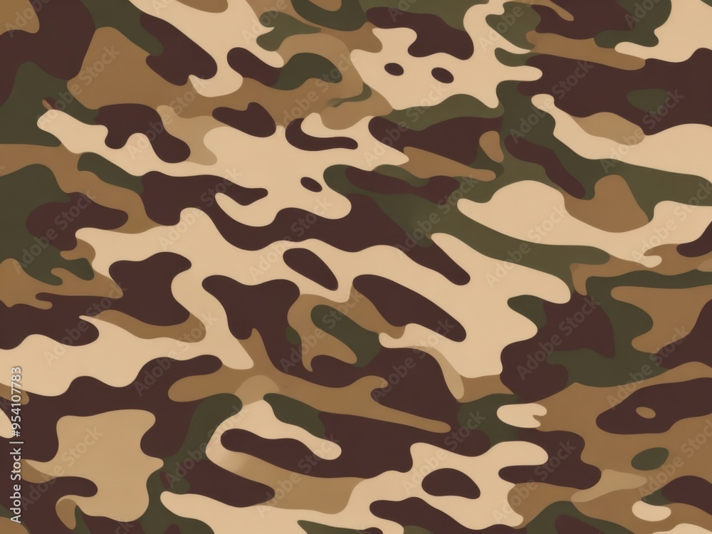Fototapeta premium Brown camouflage texture