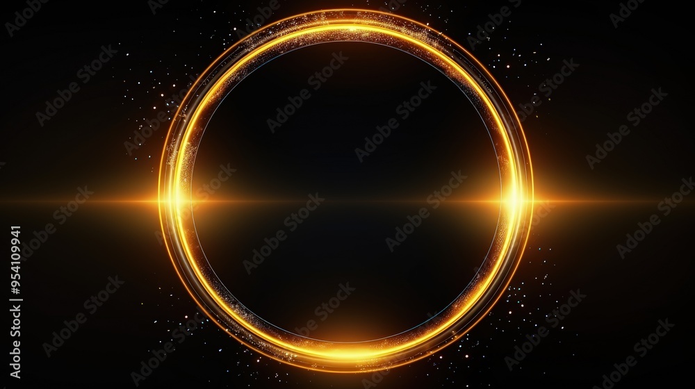 A glowing circular design with a dark background, suggesting a cosmic or abstract theme. A glowing circular design with a dark background, suggesting a cosmic or abstract theme.