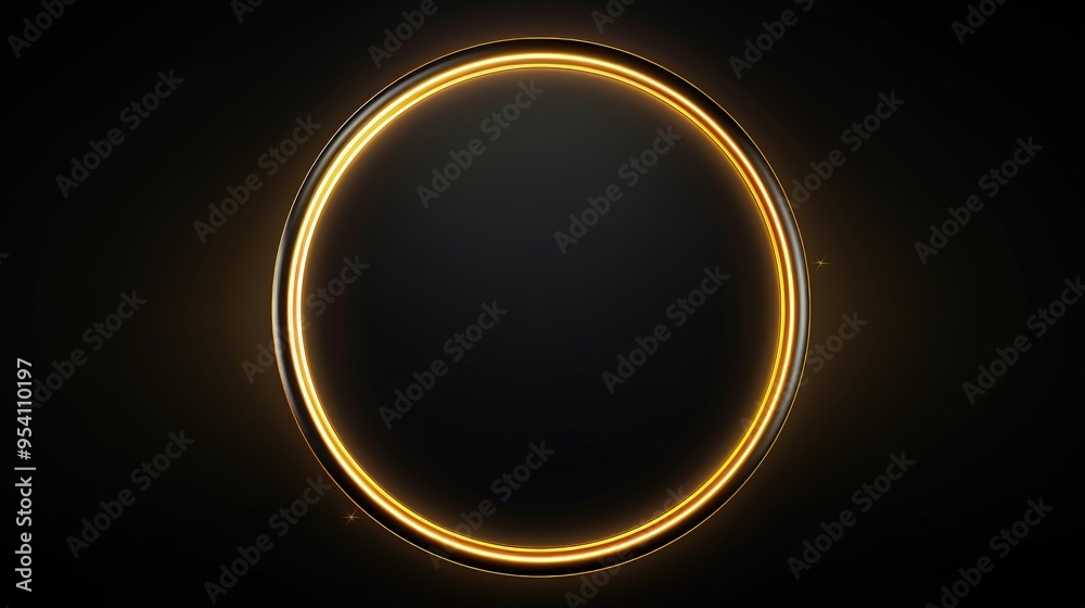 A glowing circular design on a dark background, ideal for graphics or digital art. A glowing circular design on a dark background, ideal for graphics or digital art.