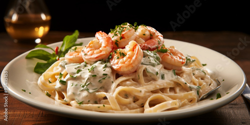 shrimp alfredo