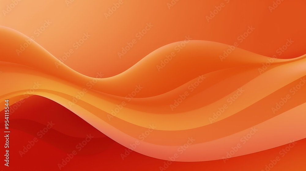 Smooth abstract waves in warm orange tones create a visually appealing graphic background. Smooth abstract waves in warm orange tones create a visually appealing graphic background.