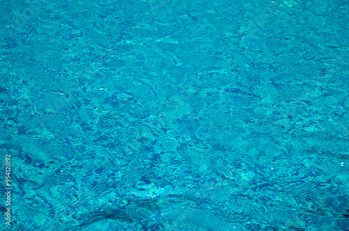 Rippled Water In the Swimming Pool photo