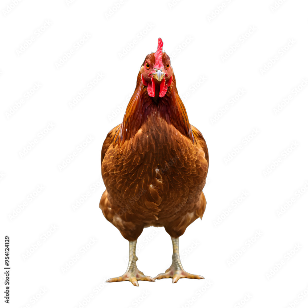 Fototapeta premium Poultry chicken isolated on png